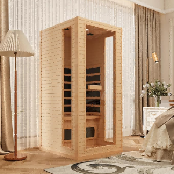 1 person langt infrarød sauna