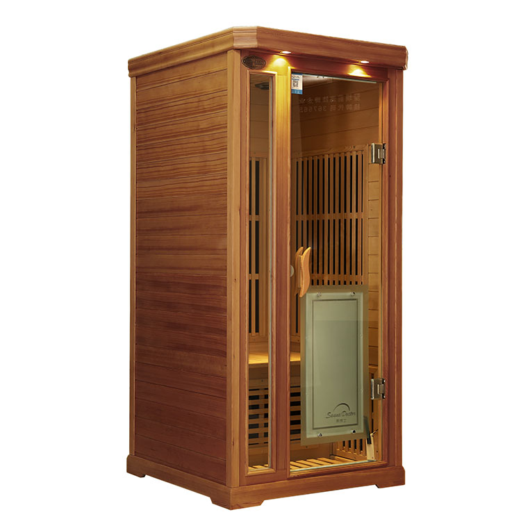 Slap af og foryng med en 1-persons Red Cedar Carbon Fiber infrarød sauna