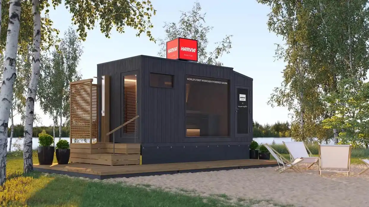 Verdens første brintdrevne sauna debuterer på det finske rally, med Toyota og Harvia, der fører Clean Energy Revolution