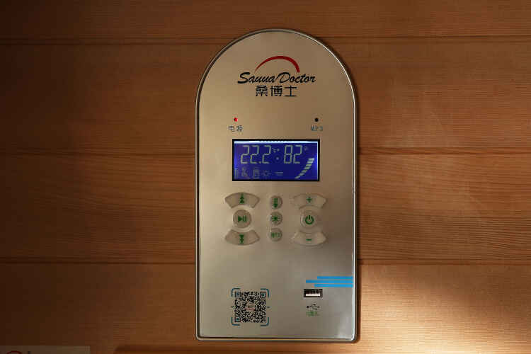 Brugervejledning til Sauna Room Music Player (USB/Bluetooth-version)