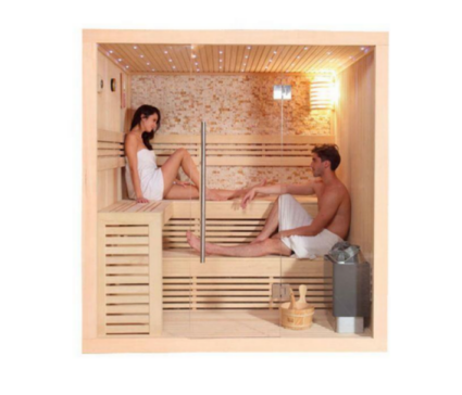 Sauna 3-4 Person Hemlock Langt Infrarød Sauna Sauna 3-4 Person Hemlock Langt Infrarød Sauna